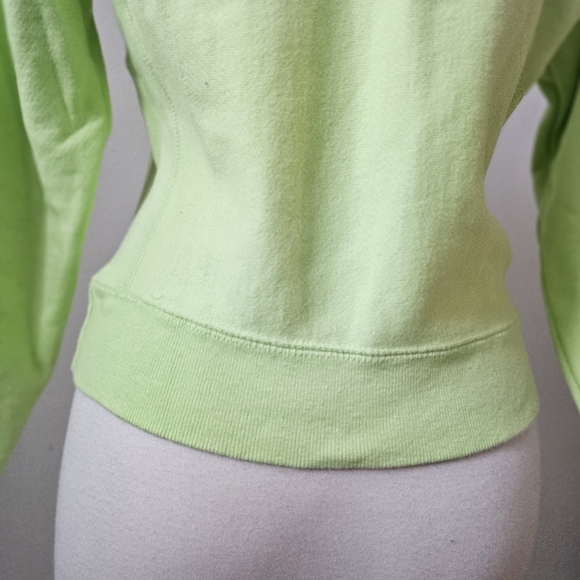 Champion reverse weave neon green sweatshirt size small - Picture 10 of 12
